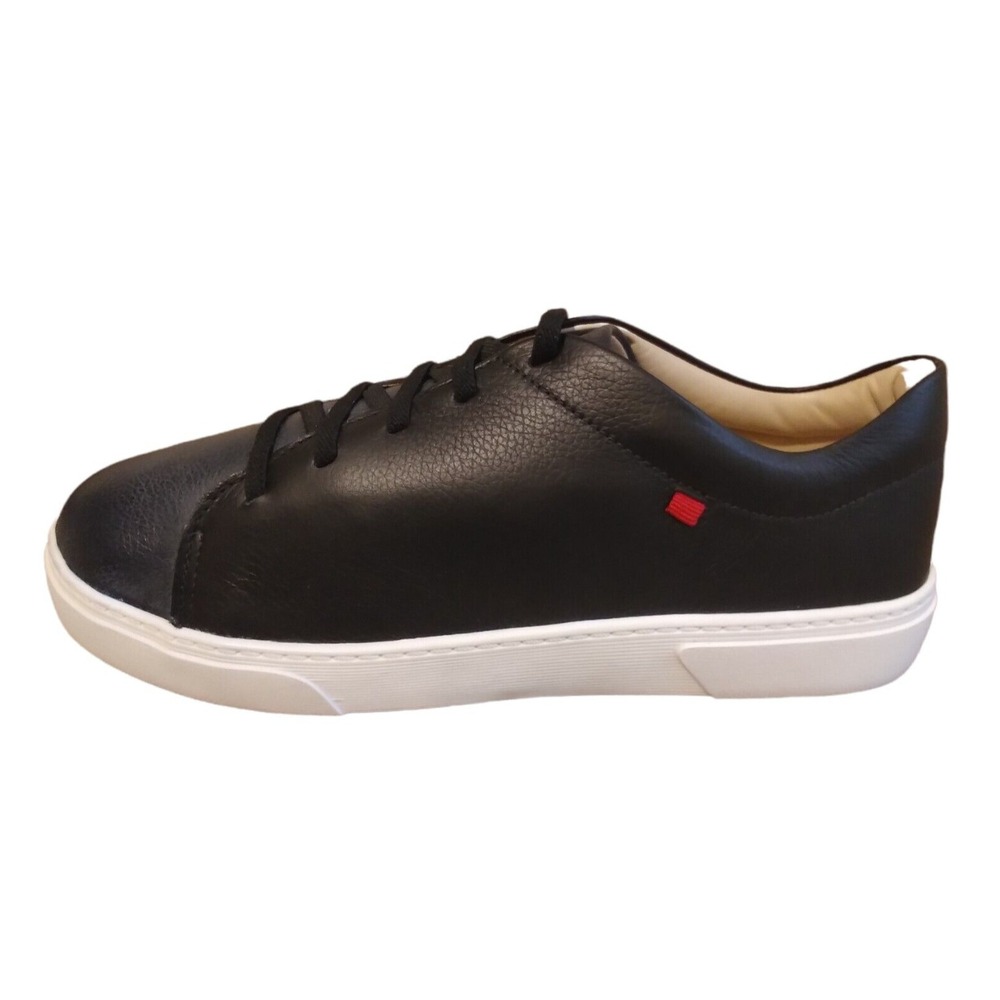 Marc Joseph New York Clarkson St Mens 6.5 Black Ice Blue Grain Leather Sneakers - Picture 9 of 14
